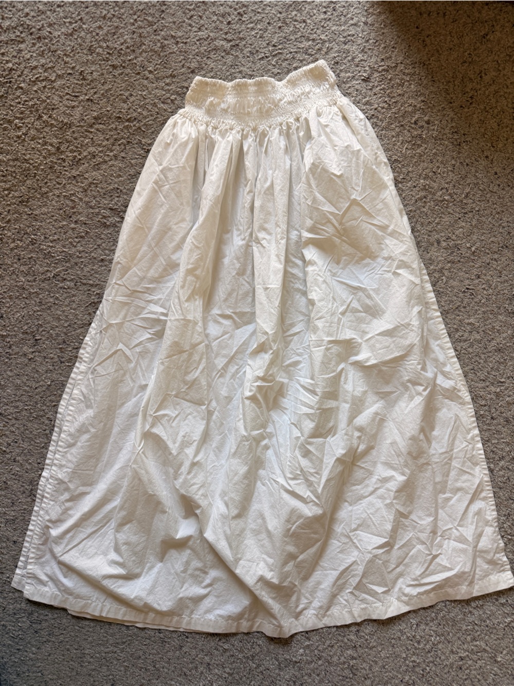 Mikoh Delia White Maxi Skirt